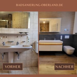 hier ist ein renoviertes bad in garching bei muenchen