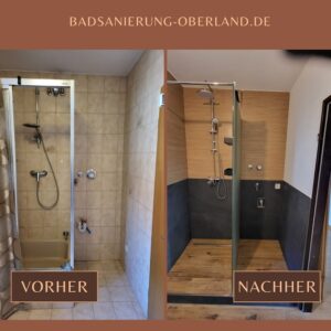 auf dem bild ist ein saniertes badezimmer in garching bei muenchen